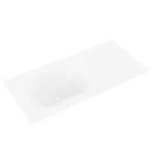 Sanotechnik CUBE 100 függesztett bútorszett, üvegmosdóval, fehér