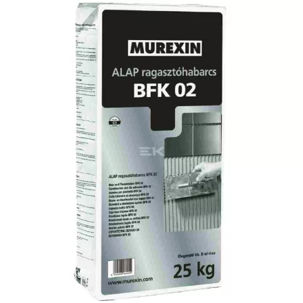 Murexin Bfk 02 Alap Ragasztóhabarcs Szürke, 25 kg