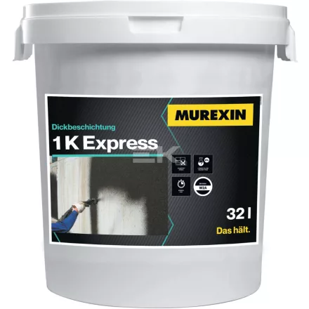 Murexin 1K Express Bitumenes Vastagbevonat, 32 L