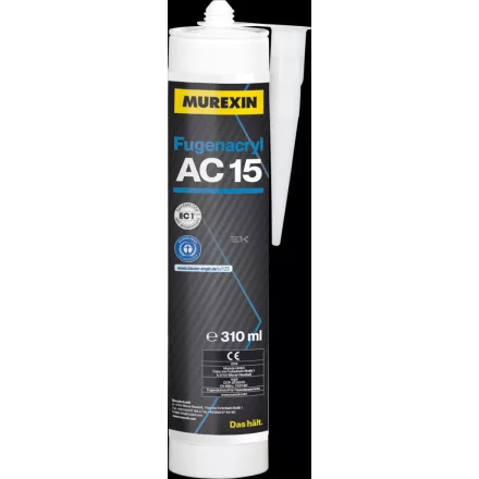 Murexin Ac 15 Akril Fugázó Fehér 101, 310 ml/db