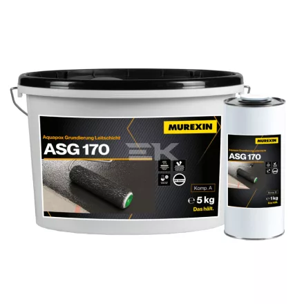 Murexin Asg 170 Aquapox Alapozó Fekete, 1 kg, B. Komponens