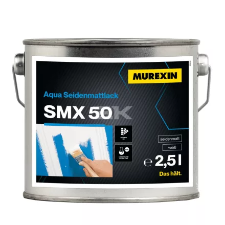 Murexin Smx 50 Aqua Selyemmatt Lakk Fehér 0,75 L / db