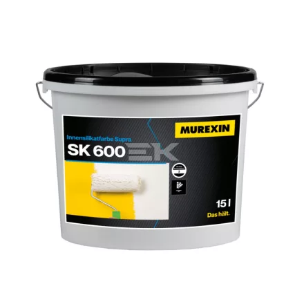Murexin Sk 600 Supra Beltéri Szilikátfesték Fehér Bázis, 15 L