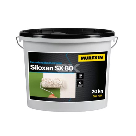 Murexin Sx 80 Siloxan Homlokzatfesték Transzparens Bázis, 20 kg Kb. 13,8 L