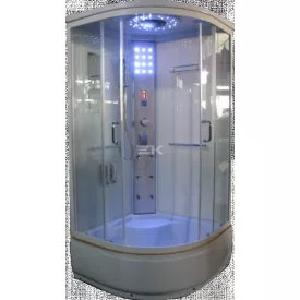   Hidromasszázs zuhanykabin, Aqualife Brill 8810A fehér 90x90x215 cm