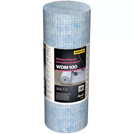 Murexin Wdm 100 Vízszigetelő- És Feszültségmentesítő Membrán, 30 ㎡