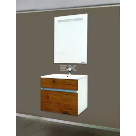   Sanotechnik STELLA 60 alsóbútor, függesztett, antik tölgy