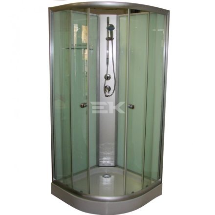 Aqualife zuhanykabin, Opal 508 C Fehér 80x80x205 cm Tető nélkül