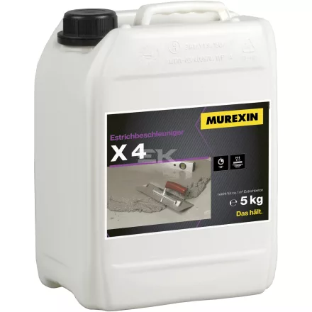 Murexin X4 Esztrich Kötésgyorsító Adalékszer, 5 kg