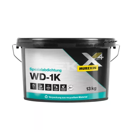 Murexin Wd-1K Speciális Szigetelőanyag Sötétszürke, 13 kg