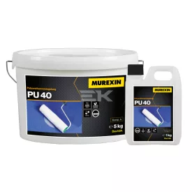   Murexin Pu 40 Poliuretán Vékonybevonat Transzparens, 5 kg, A Komponens