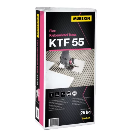 Murexin Ktf 55 Trass Flex Ragasztóhabarcs Szürke, 25 kg