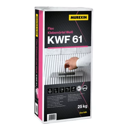 Murexin Kwf 61 Flex Ragasztóhabarcs Fehér, 25 kg