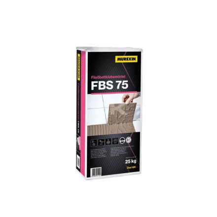Murexin Fbs 75 Gyors - Folyékonyágyas Ragasztóhabarcs Szürke, 25 kg