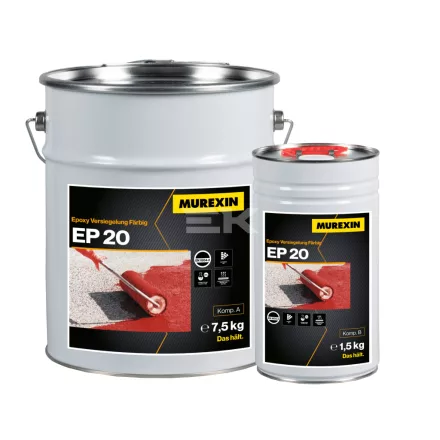 Murexin Ep 20 Színes Epoxibevonat III. Színkategória, 7,5 kg, A. Komponens