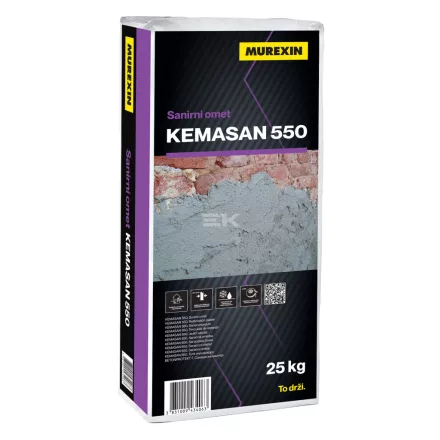 Murexin Kemasan 550 Javító Vakolat, 25 kg