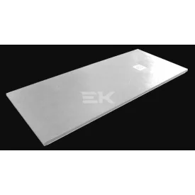   Sanotechnik KRETA aszimmetrikus öntött márvány zuhanytálca, fehér