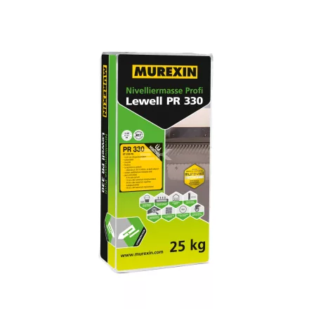 Murexin Lewell Pr 330 Profi Aljzatkiegyenlítő, 25 kg (Új Minőség, Toplevel Profi 340 R Fa)