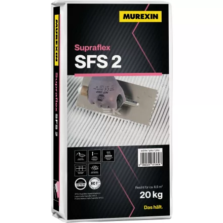 Murexin Sfs 2 Supraflex Ragasztóhabarcs Fehér, 20 kg