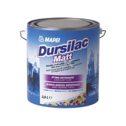 Mapei Dursilac matt 6x0,75liter fehér