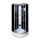 Hidromasszázs zuhanykabin, Aqualife Brill 8081 FEKETE 90x90x210 cm