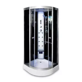   Hidromasszázs zuhanykabin, Aqualife Brill 8081 FEKETE 90x90x210 cm