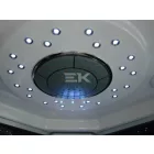 Hidromasszázs zuhanykabin, Aqualife Brill 8081 FEKETE 90x90x210 cm