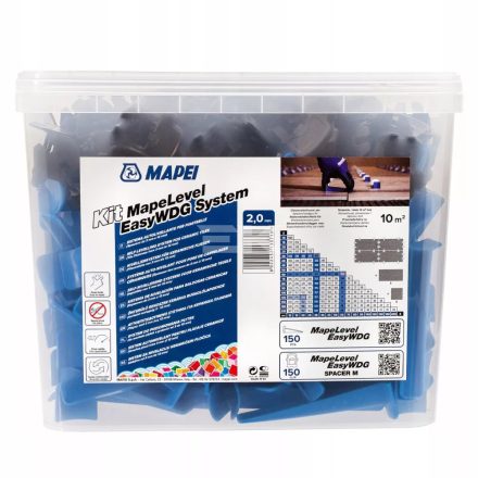 Mapei MAPELEVEL EASYWDG kézi ékes burkolatszintező készlet 150 + 150db/csomag