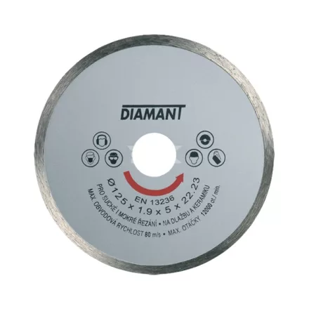 DenBraven Standard tömör szegélyű gyémántkorong 230mm