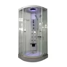 Hidromasszázs zuhanykabin, Aqualife Brill 8081 fehér 90x90x210 cm