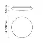 Asalite LED Mennyezeti Lámpa BELLA 18W 4000K (1550 lumen) Kerek