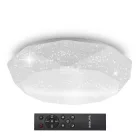 Asalite LED Mennyezeti Lámpa LIZA 48W 3000K/4000K/6500K (4080 lumen) Gyémánt/Csillagos+Távirányító CCT