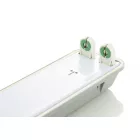 Asalite Prémium IP65 Por-és Páramentes Armatúra 2x60cm T8 LED Csőre Előkészítve (2x9W fénycső nem tartozék)