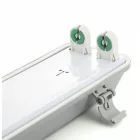 Asalite Prémium IP65 Por-és Páramentes Armatúra 2x60cm T8 LED Csőre Előkészítve (2x9W fénycső nem tartozék)