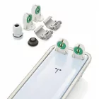 Asalite Prémium IP65 Por-és Páramentes Armatúra 2x150cm T8 LED Csőre Előkészítve (2x22W fénycső nem tartozék)