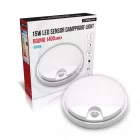 Asalite LED Cseppálló Lámpa IP54 15W 4000K (1400 lumen) Kerek+Szenzor