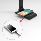 Asalite LED Asztali Lámpa dimmerelhető 7W (450 lumen) CCT Wireless USB fekete