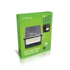 Asalite LED Napelemes Lámpa Slim 20W 4000K (1800 lumen)+Mozgásérzékelő Szenzor