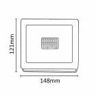 Asalite LED Fehér Reflektor Slim 30W 4500K (2700 lumen)