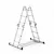 AWTools univerzális alumínium kétágú összecsukható létra, 150 kg
