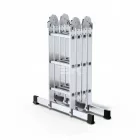 AWTools univerzális alumínium kétágú összecsukható létra, 150 kg