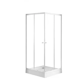 Sanotechnik Sarokkabin 2 tolóajtóval, fehér