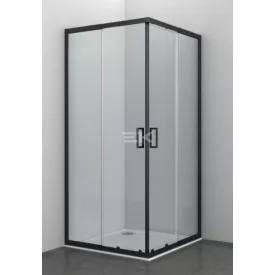 Sanotechnik Sarokkabin 2 tolóajtóval, fehér