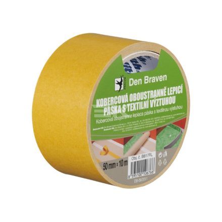 DenBraven Kétoldalas szőnyegragasztó szalag merevítéssel 50mm x 25m_x000D_