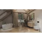 Kádtöltő csaptelep, Deante Silia kádtöltő csaptelep zuhanyszettel, króm BQS_011M