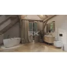 Kádtöltő csaptelep, Deante Silia kádtöltő csaptelep, szabadonálló, zuhanyszettel, króm BQS_017M