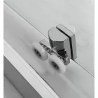 Sanotechnik DENVER hidromasszázs zuhanykabin, króm, termosztátos keverőcsappal