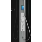 Sanotechnik MIAMI komplett hidromasszázs zuhanykabin elektronikával, króm kerettel