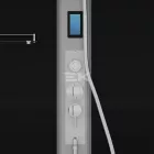 Sanotechnik BOSTON komplett hidromasszázs zuhanykabin, króm, keverőcsappal