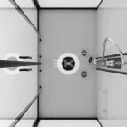 Sanotechnik NEW YORK komplett hidromasszázs zuhanykabin, fehér hátfallal